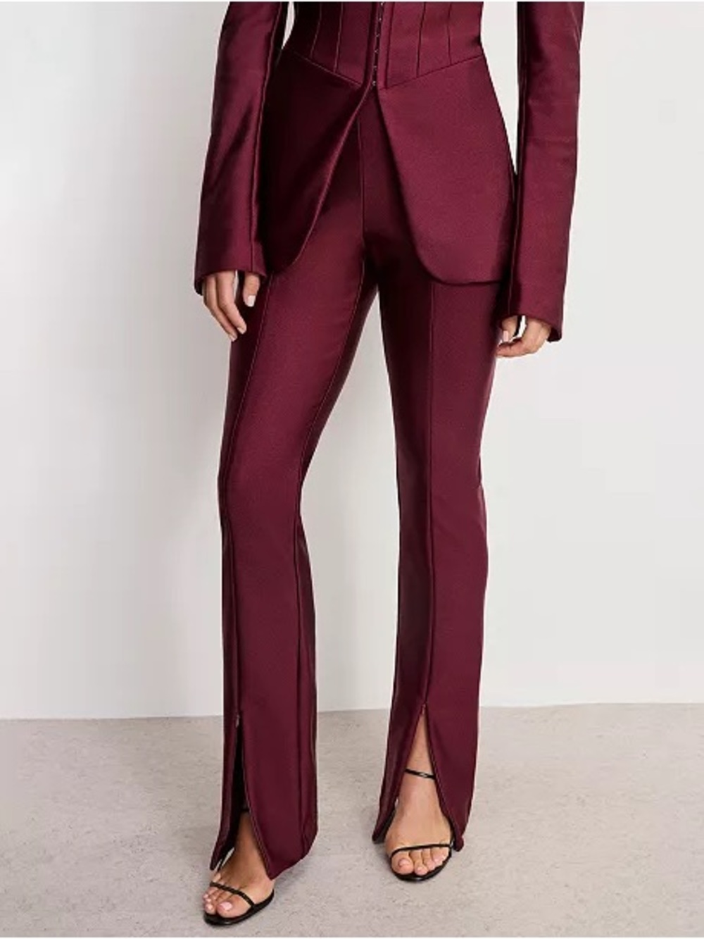 127- Good American Dolly Joleans Compression Shine High Rise Pants Size XL - Picture 2 of 4